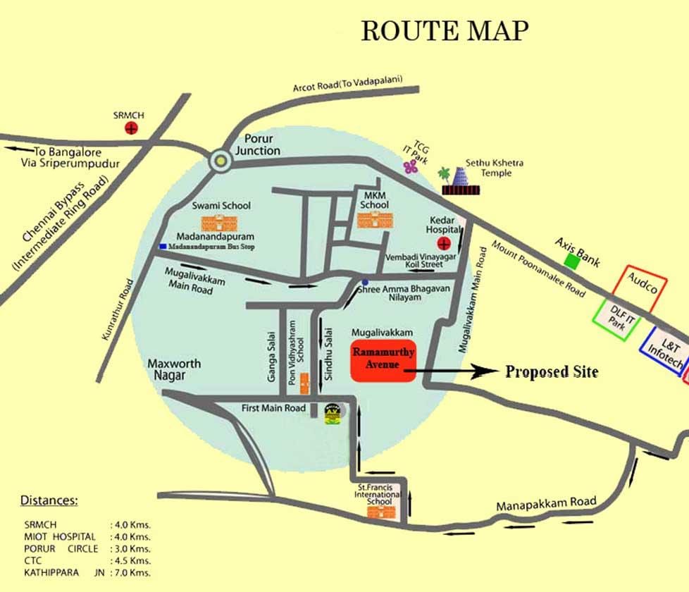 ਚੇਨਈ ' Porur ਨਕਸ਼ਾ
